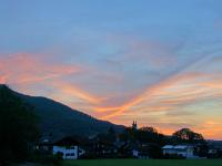 Abendrot über Aschau